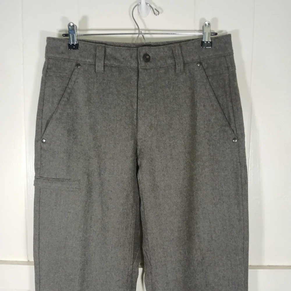 Ibex Merino Ramble Wool Pants Men 32 x 32 Charcoal Gray Straight Utility Outdoor